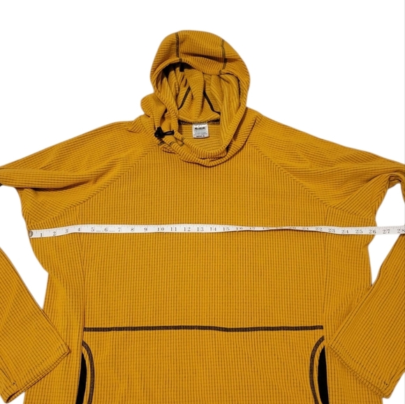 NEW 2025 Melanzana Men's XL Micro Grid Hoodie V2 SUNFLOWER Yellow Gold - Picture 6 of 7